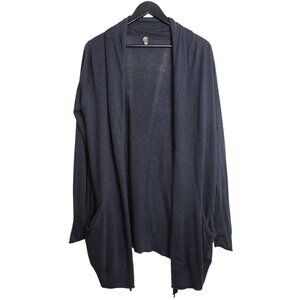 Aritzia Wilfred Silk Cashmere Long Sleeve Thin Cardigan Sweater Sz Medium